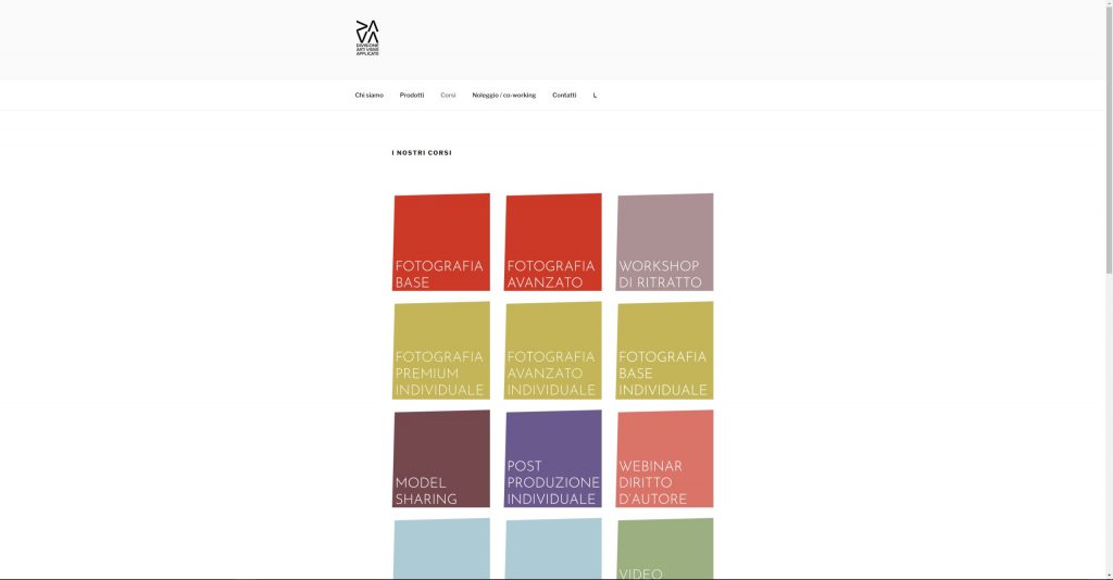 federico lazzarini official website © screenshot sito Centro DAVA settore educational