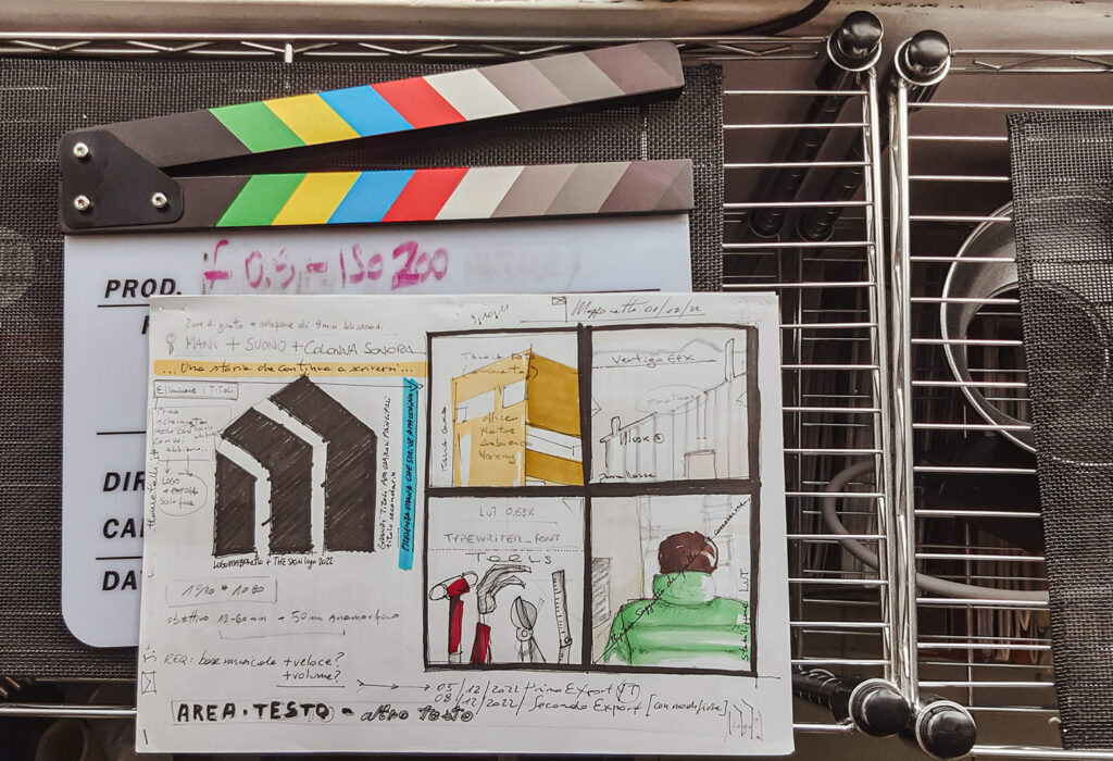 federico lazzarini official website videomaking story board Mazzonetto Metalli The Skin System video